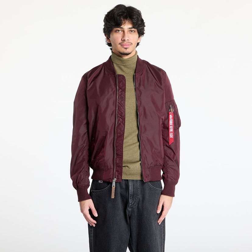 Яке Alpha Industries Inc. MA-1 TT Two Tone Dark Maroon Бургунди | 191103-419