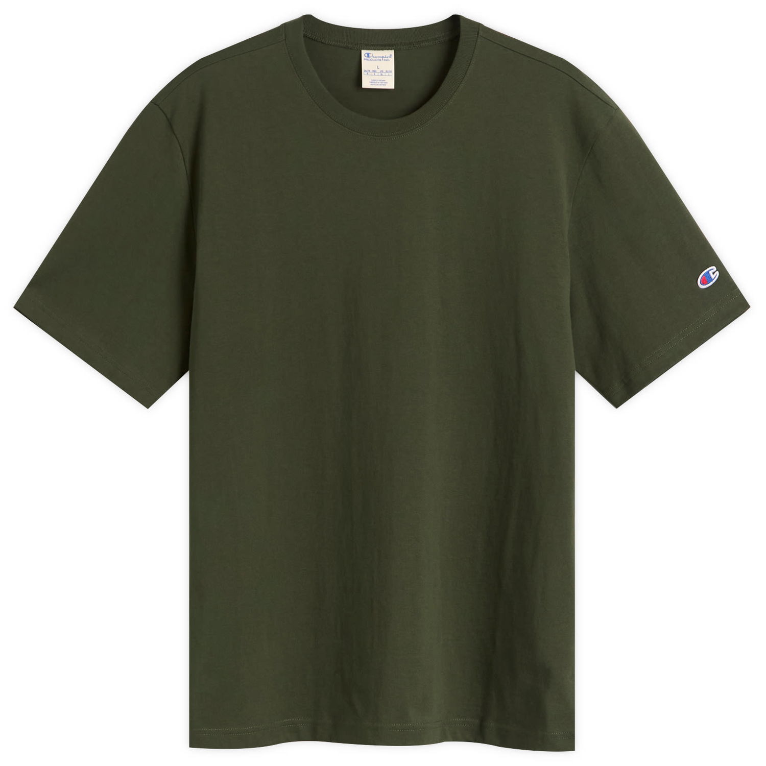 Тениска Champion Reverse Weave Loose Fit T-Shirt, Size Large Зелено | 220761-GS586, 1