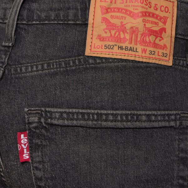 Панталони и дънки Levi's 502 Taper Hi Ball Черно | 57783-0105M, 1