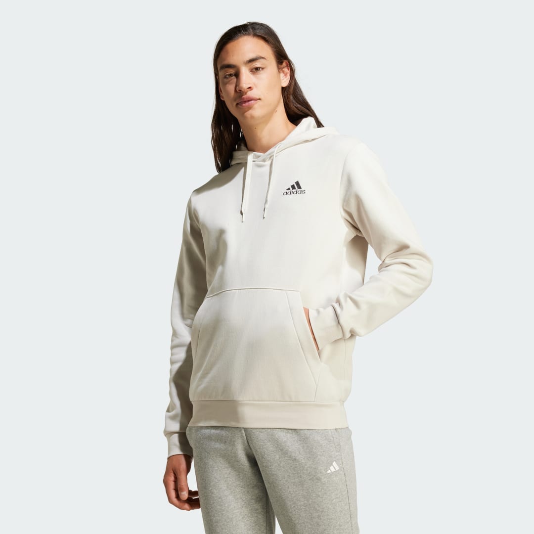 Суитчър adidas Performance Essentials Fleece Бяло | IZ4760, 0
