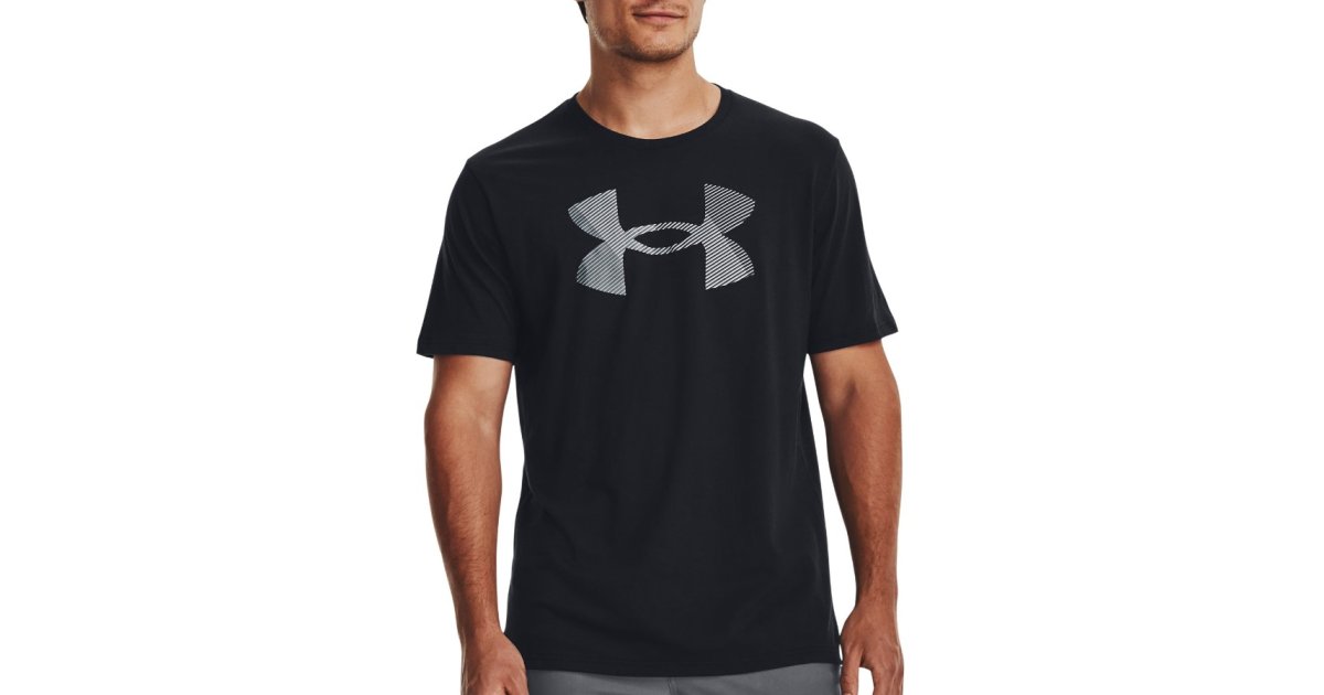 Тениска Under Armour Big Logo Fill Черно | 1379451-001, 1