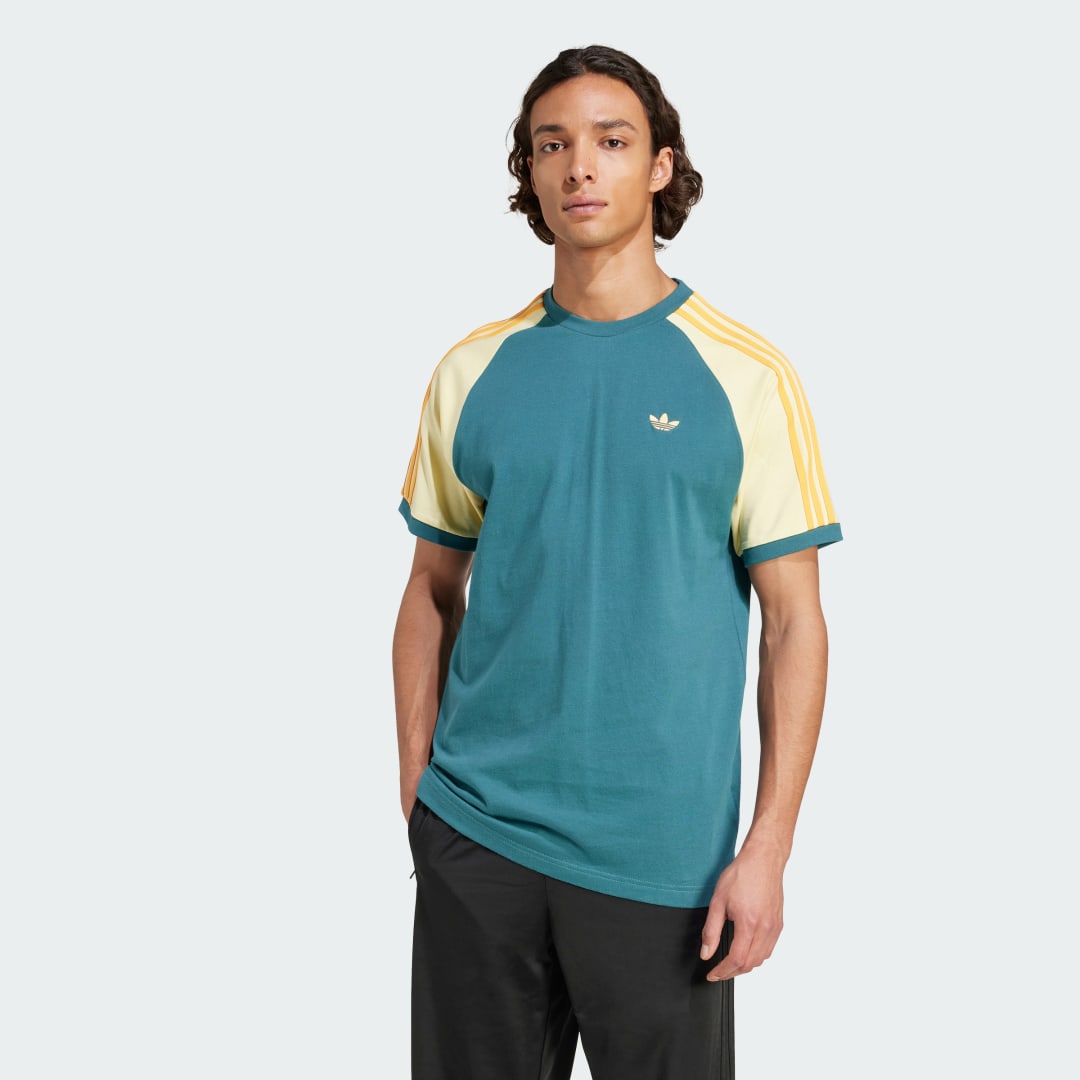 Тениска adidas Originals Originals Cali T-Shirt Зелено | KC4961, 0
