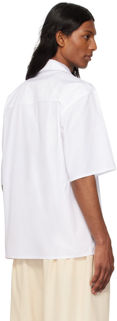 Риза Marni Marni Dante Patch Poplin Bowling Shirt Бяло | CUMU0213X2 USCX66, 2