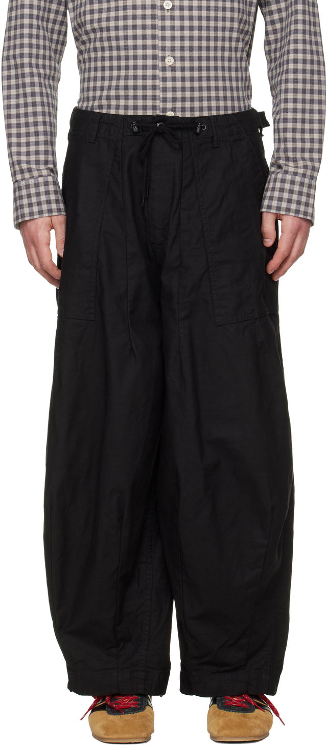 Wide-Leg Drawstring H.D. Fatigue Trousers
