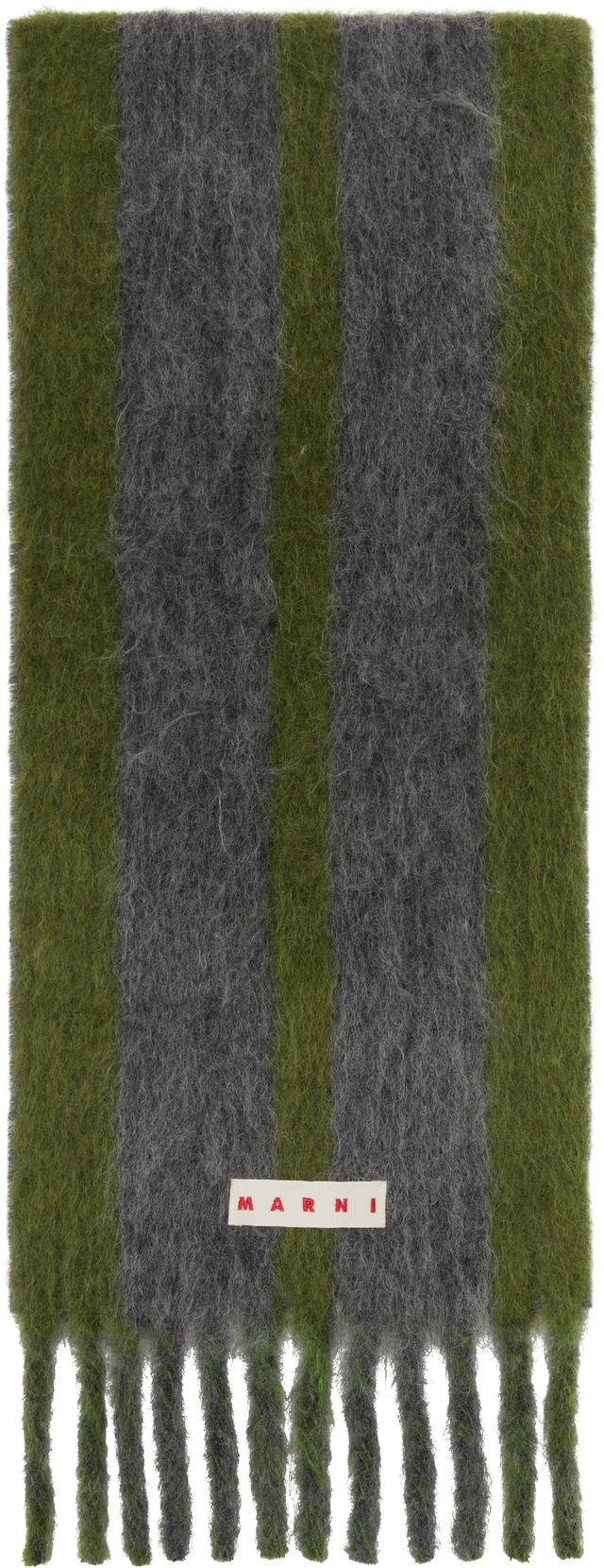 Striped Alpaca Scarf