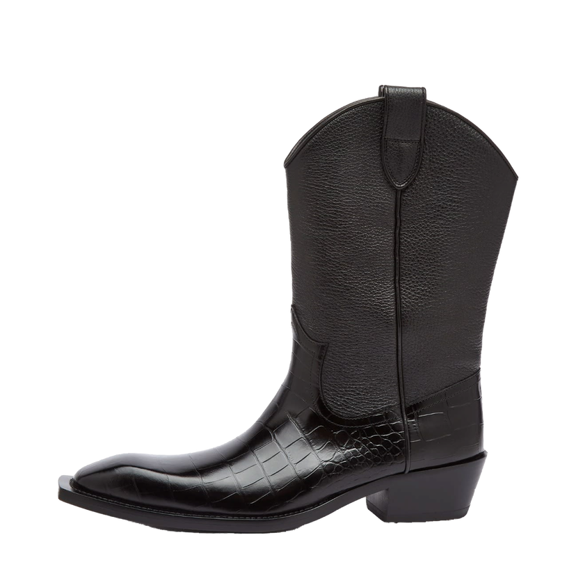 Кецове и обувки Martine Rose Cowboy Boot Black Черно | 1061LE02001-BLK