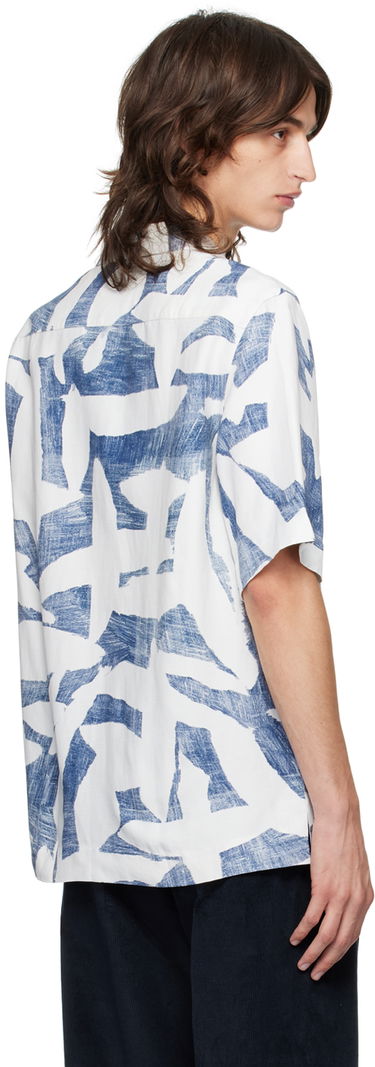 Риза Paul Smith Paul Smith Abstract Print Shirt Бяло | M1R-905U-N02392-40, 2