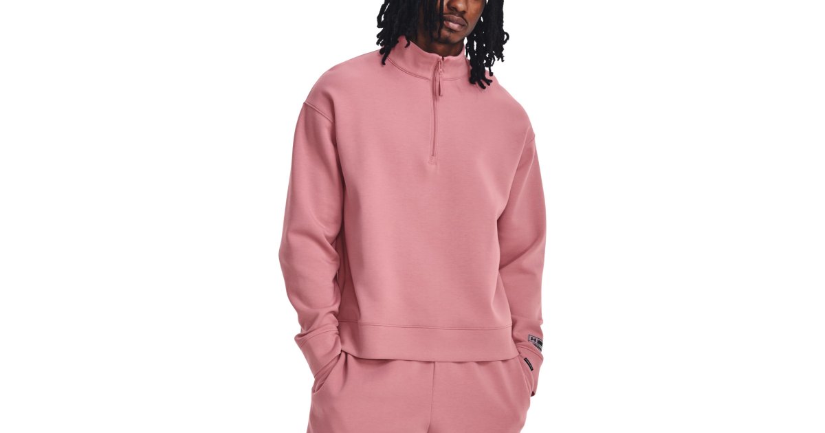 Суитчър Under Armour Summit Knit 1/2 Zip Sweatshirt Розово | 1377174-697, 1