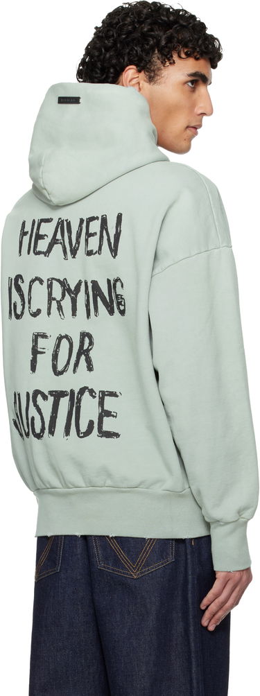 Суитчър Fear of God Distressed 'Heaven' Hooded Sweatshirt Зелено | FG25FW12-12115BHF-974, 2