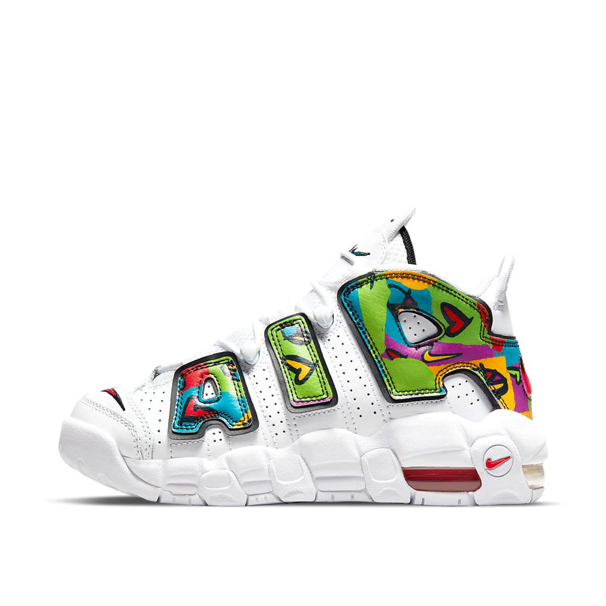 Кецове и обувки Nike Air More Uptempo "Peace, Love, Basketball" GS Бяло | DM8155 100, 1