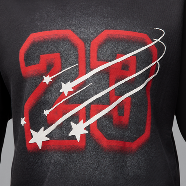Суитчър Jordan Jordan Flight Fleece Cropped Hoodie Черно | HJ0145-045, 3