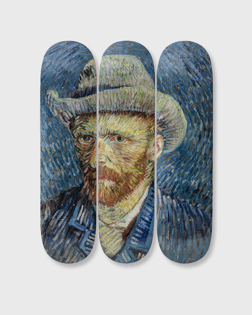 Skate The Skateroom Vincent Van Gogh Self-Portrait with Grey Felt Hat Decks 3-Pack Многоцветен | 5407006111580