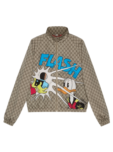 Яке Gucci x Disney Donald Duck Gg Jacket Кафяво | 646442 ZAGCJ 2165