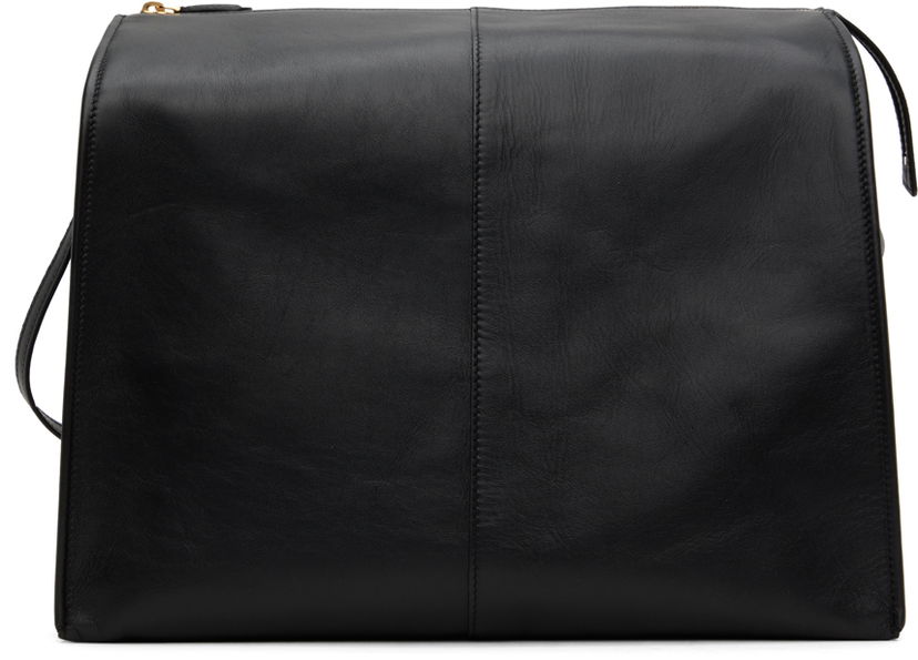 Чанта през рамо The Row Leather Clutch Bag Черно | W1489-L111