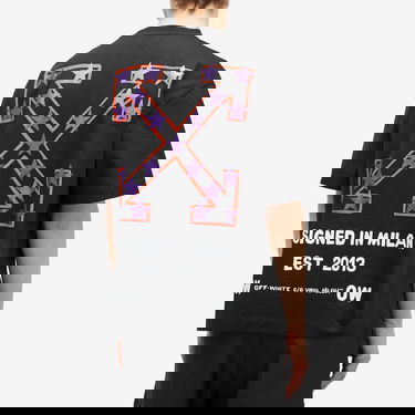 Тениска Off-White Star Arrow Skate T-Shirt Черно | OMAA120S25JER0081001, 3