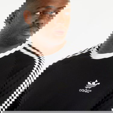 Тениска adidas Originals Long Sleeve 3 Stripe Tee Черно | IA4877, 4