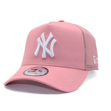 Шапка с козирка New Era Adjustable Trucker Hat NY Yankees Essential 9FORTY Розово | 60595192, 0