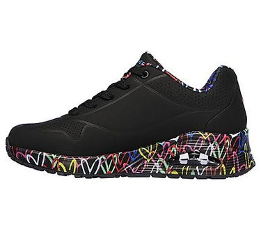 Кецове и обувки Skechers Uno Черно | 155506-BBK, 3