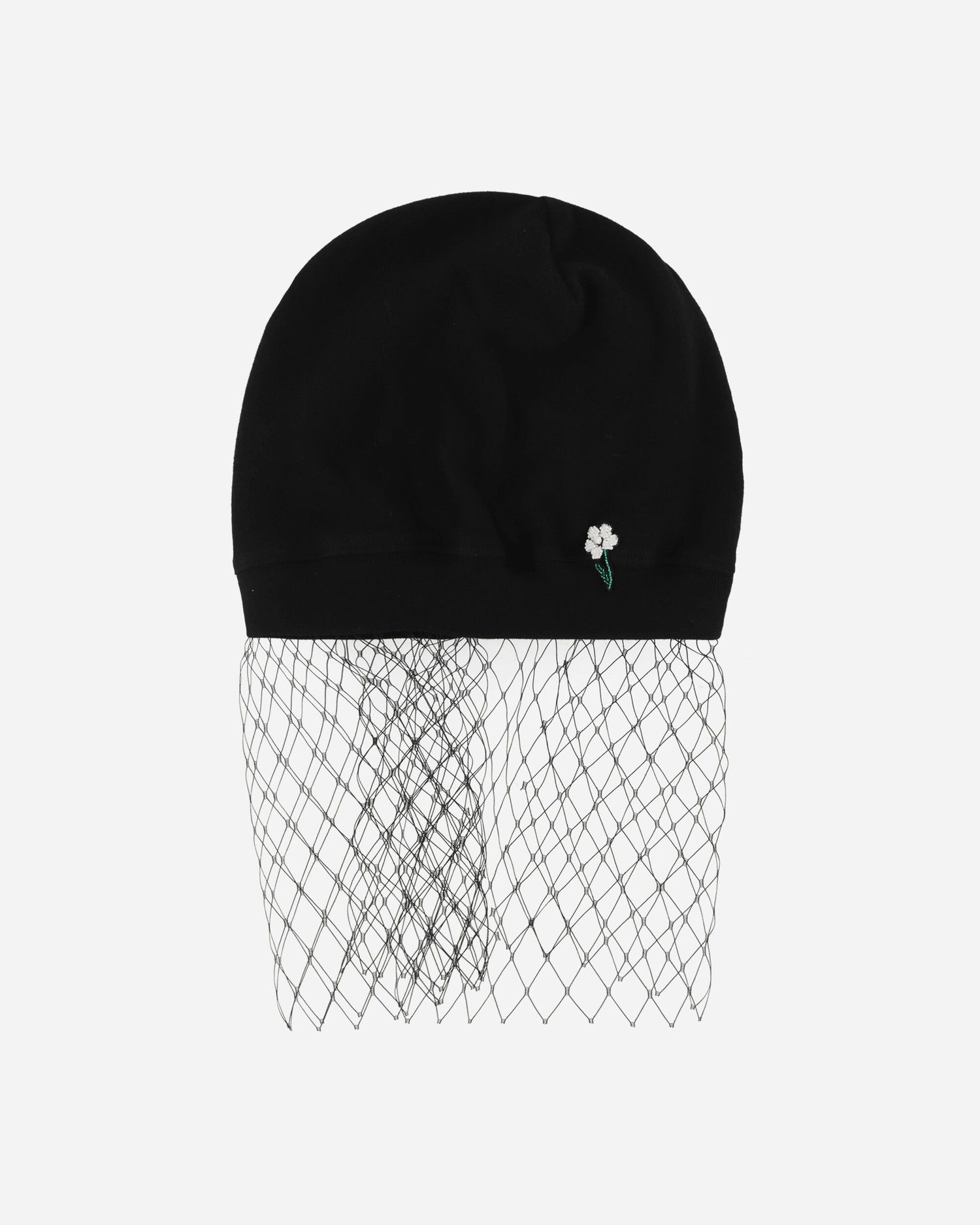 Барета UNDERCOVER Cotton Beanie with Mesh Veil Черно | UC1E4H03-1 001, 0