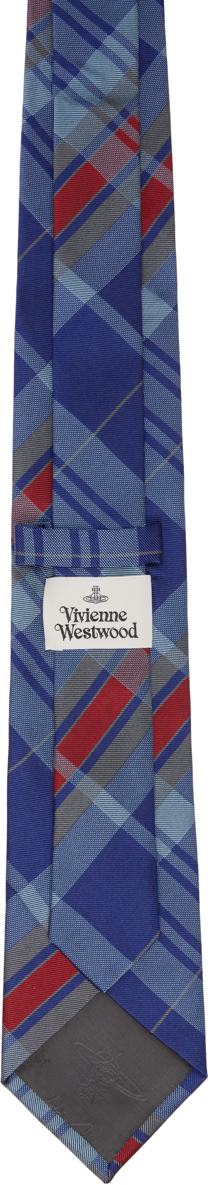 Шал Vivienne Westwood Vivienne Westwood Tartan 8.5 cm Tie Синьо | 81050004-W015W-, 1