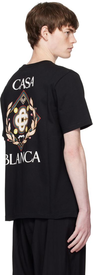 Тениска Casablanca Casablanca Tennis Club Icon T-Shirt Черно | MPF25-JTS-001-12-EX, 2