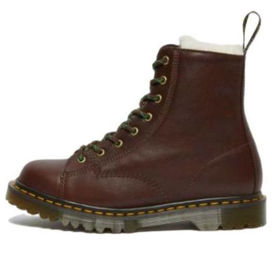 Кецове и обувки Dr. Martens Shearling Lined Leather Ankle Boots Кафяво | 26873264