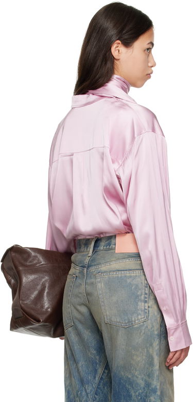Риза Acne Studios Acne Studios Layered Satin Blouse Розово | AC0772-, 2