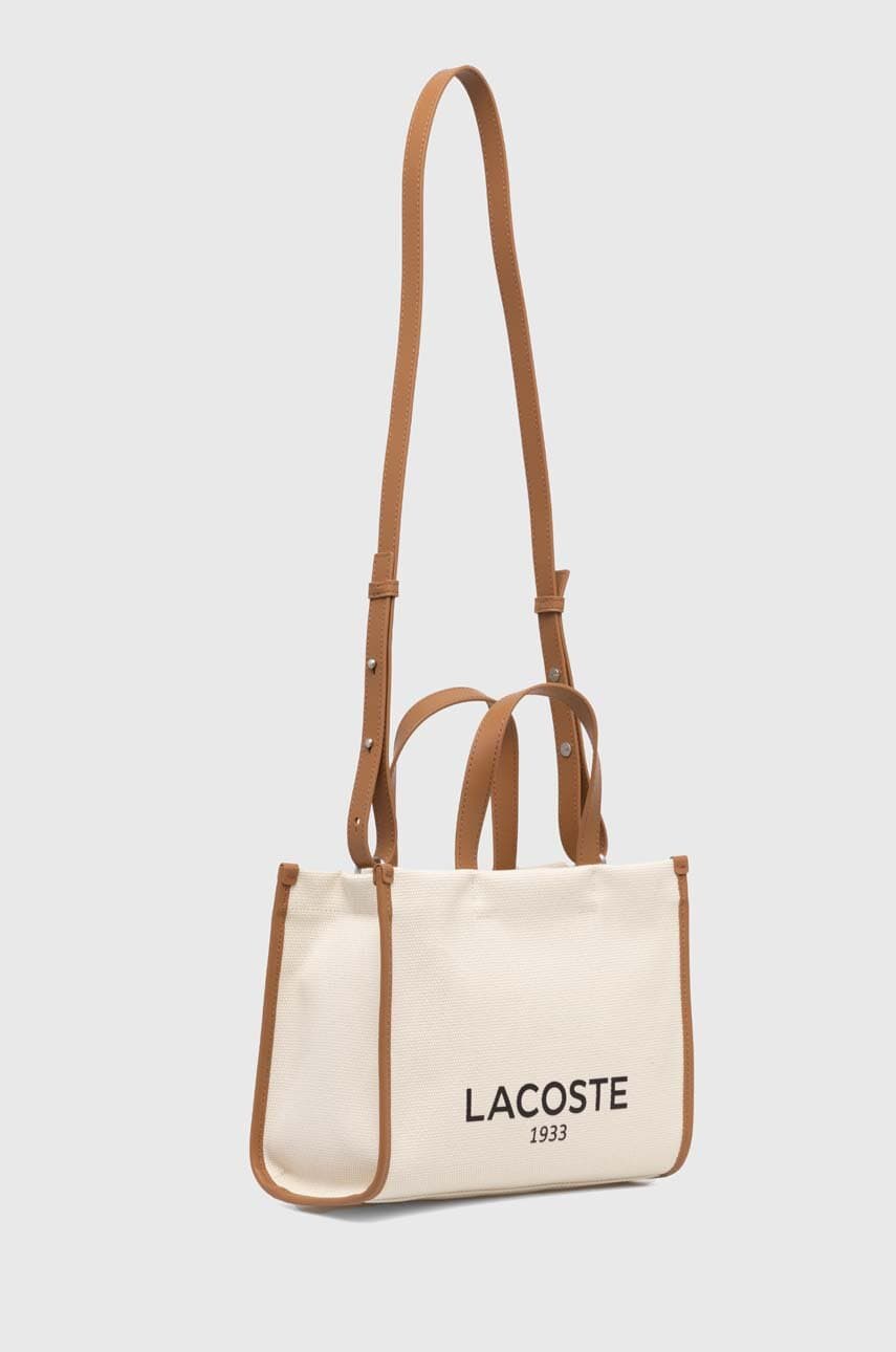 Голяма пазарска чанта Lacoste Lacoste Small Tote Bag Бяло | NF4641TD, 1