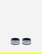 Set Of 2 Porcelain Napkin Rings
