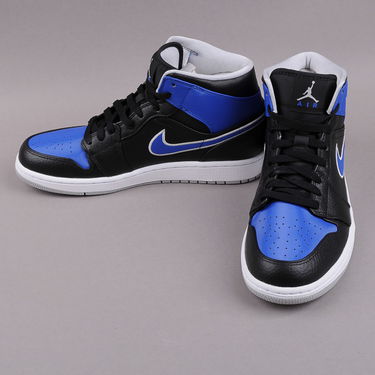 Кецове и обувки Jordan Air Jordan 1 Mid "Game Royal" Черно | 554724 007, 2