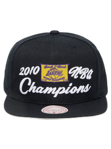 10 NBA Champs Snapback Hwc Lakers