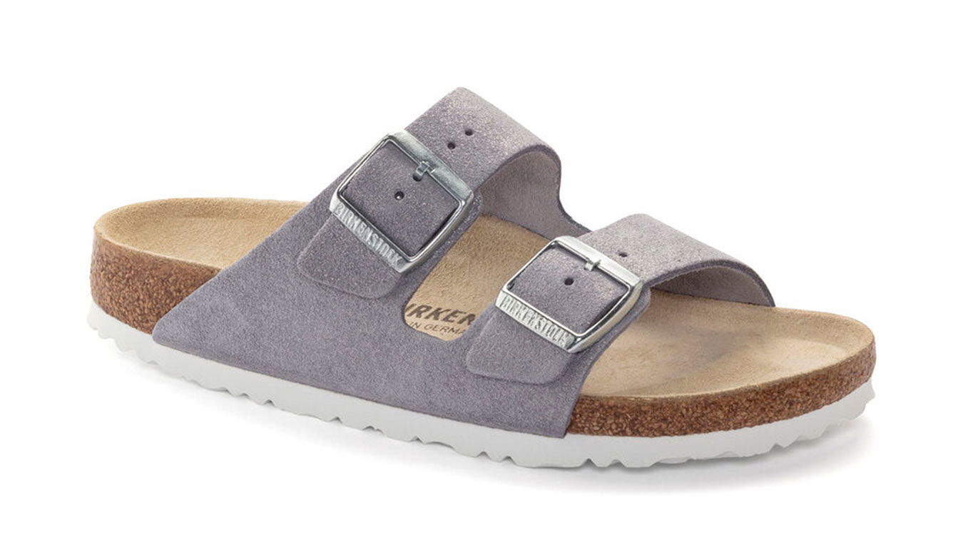 Кецове и обувки Birkenstock Arizona Suede Leather Сиво | 1024178, 1