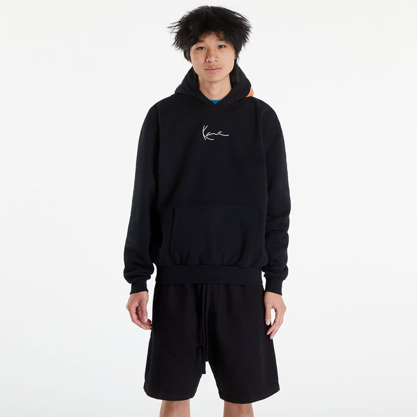 Суитчър Karl Kani Small Signature Patch OS Hoodie Black Черно | KM241-044-1