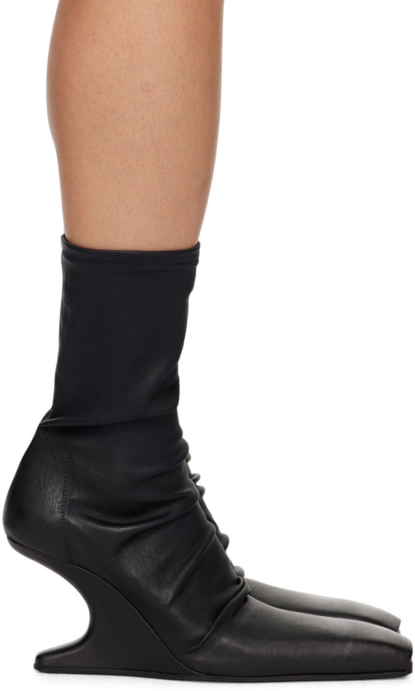 Кецове и обувки Rick Owens Cantilever Boots Черно | RP02D3808 LS, 0