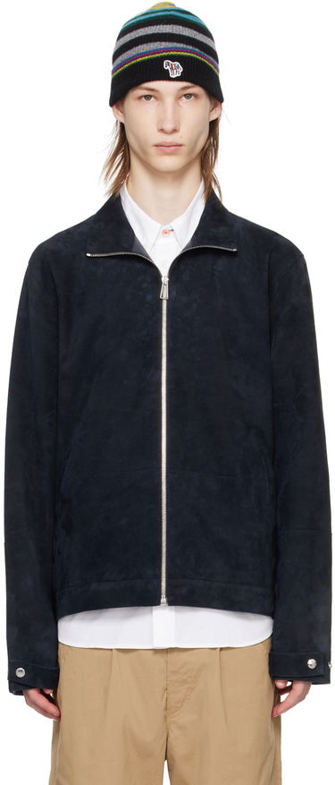 Яке Paul Smith PS Paul Smith Zip Suede Jacket Тъмно синьо | M2R-711YL-M21985-49, 0