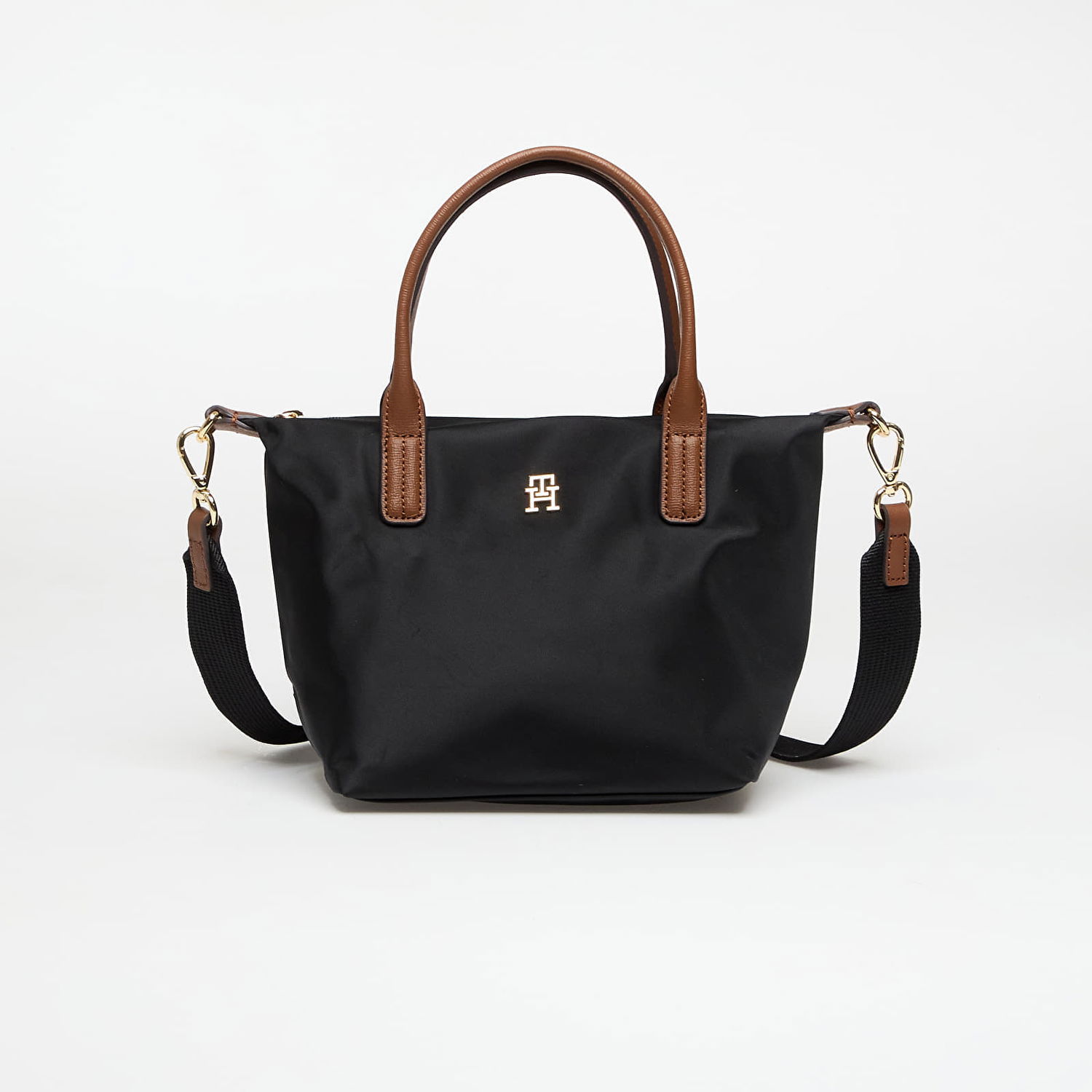 Голяма пазарска чанта Tommy Hilfiger Tommy Hilfiger Popette Mini Tote Черно | AW0AW17709-BDS, 0