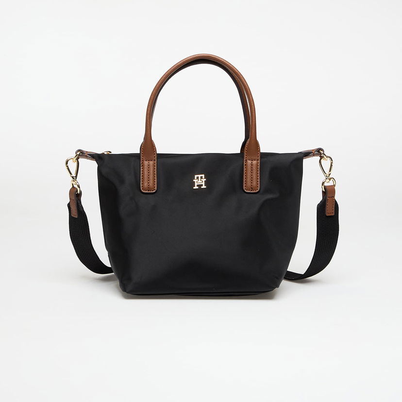 Голяма пазарска чанта Tommy Hilfiger Tommy Hilfiger Popette Mini Tote Черно | AW0AW17709-BDS