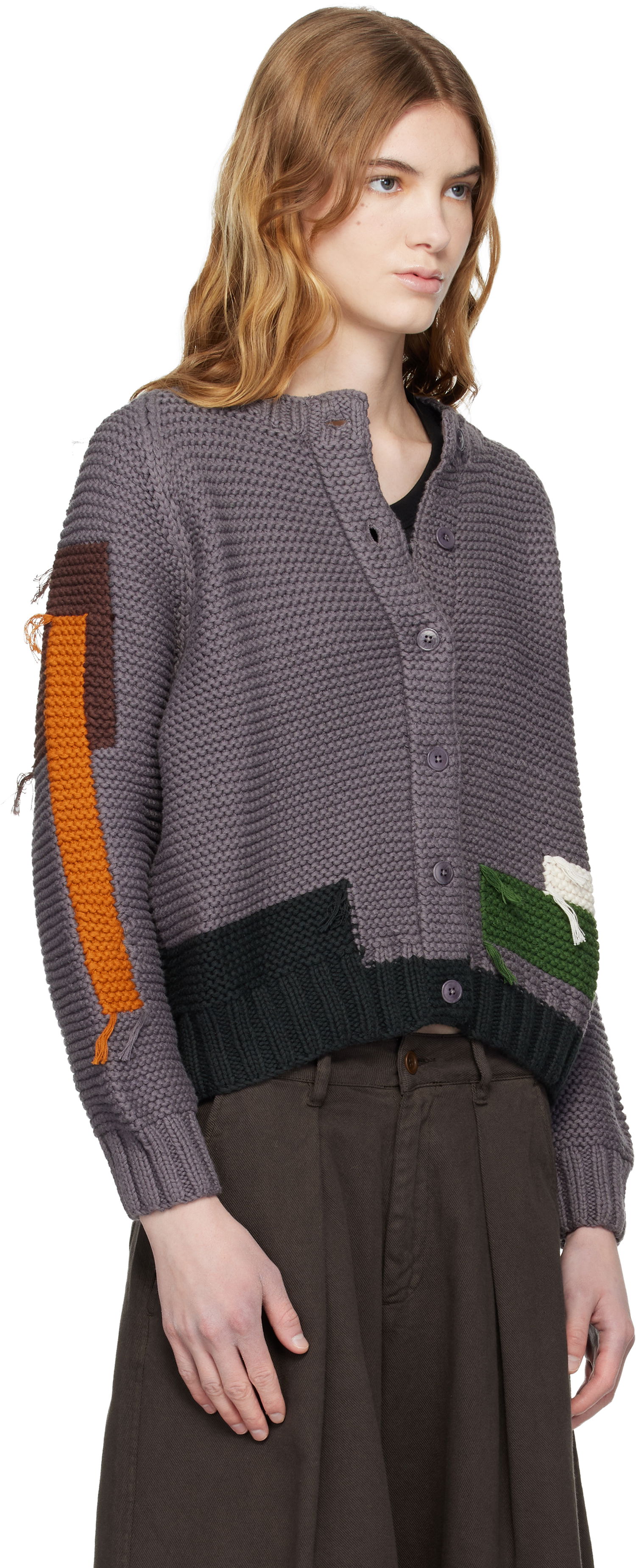 Пуловер YMC Atomic Cardigan Многоцветен | Q8ZMO, 1