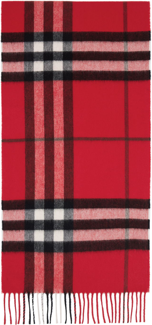 Burberry Check Cashmere Scarf