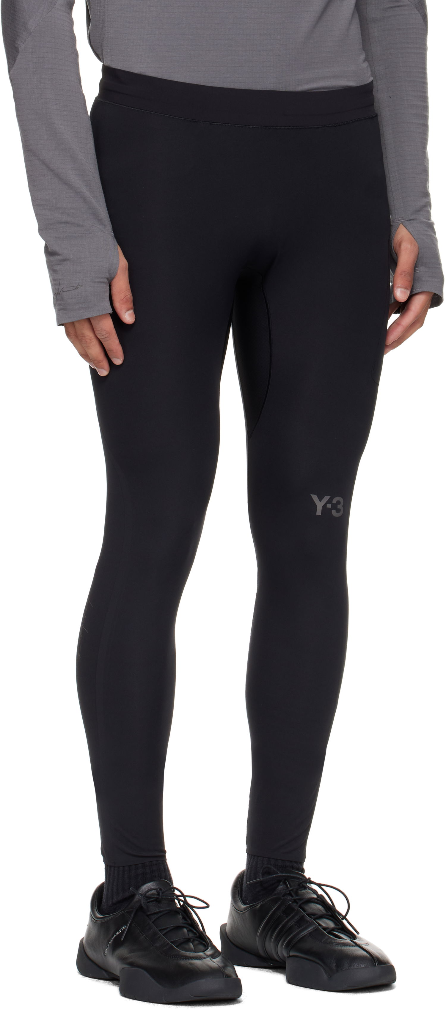 Клинове Y-3 Y-3 Running Leggings Черно | JX4805, 1