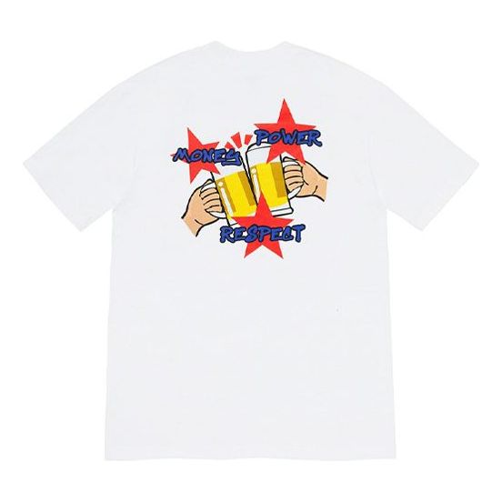 Тениска Supreme Respect Print T-Shirt Бяло | SUP-FW19-10942