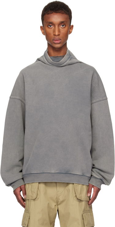 Пуловер We11done We11done Standard Turtleneck Hoodie Сиво | WD-TS3-24-731-U-CH, 0