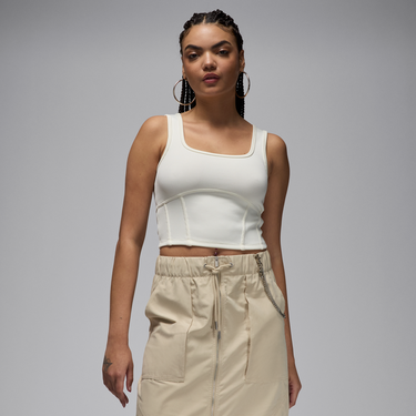 Пола Jordan Jordan Crop Tank Top Бяло | HJ0025-133, 2