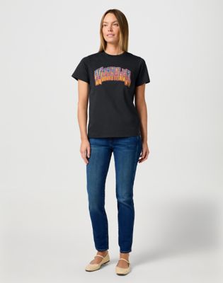 Тениска Wrangler Wrangler Graphic Tee Черно | 112362783:XXL, 1