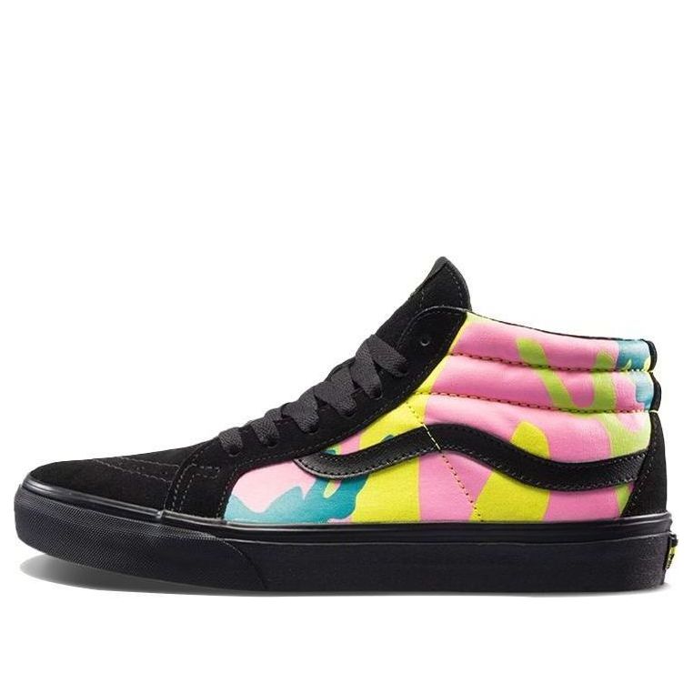 Кецове и обувки Vans Sk8-Mid Reissue Neon Camo Многоцветен | VN0A3MV8ULX, 0