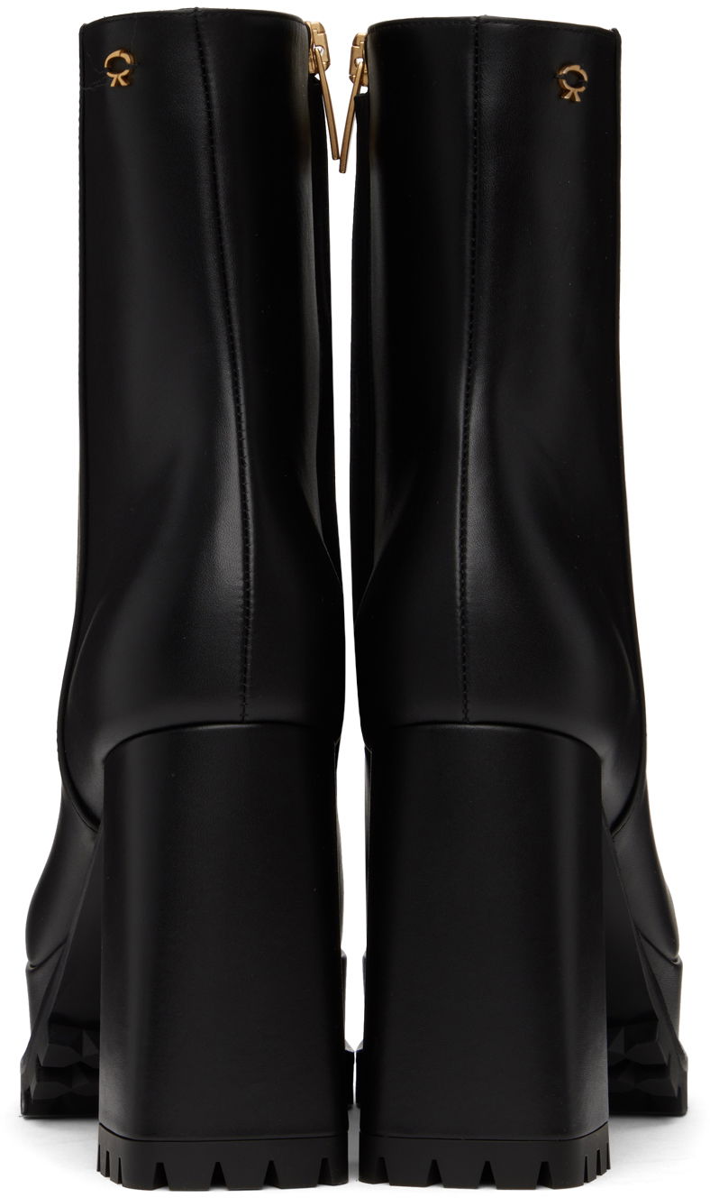 Кецове и обувки Gianvito Rossi Gianvito Rossi Harlem Platform Ankle Boots Черно | G73178.70GOM.VGINERO, 1