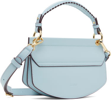 Дамска чанта GANNI GANNI Apo-G Mini Top Handle Bag Синьо | A6352, 2