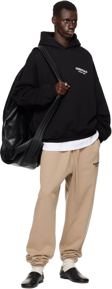 Суитчър Fear of God Fear of God ESSENTIALS Fleece Hoodie Черно | 192HO246250F, 4