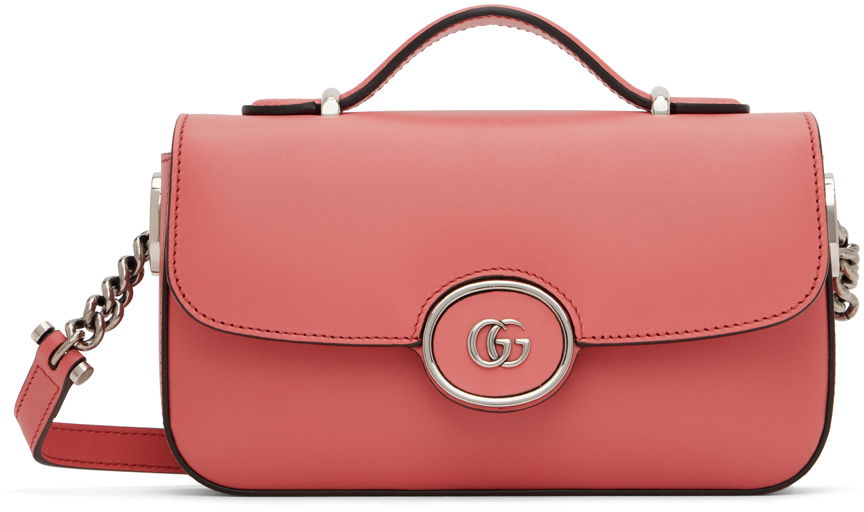Чанта през рамо Gucci Mini Petite GG Shoulder Bag Розово | 739722 AABSG, 0