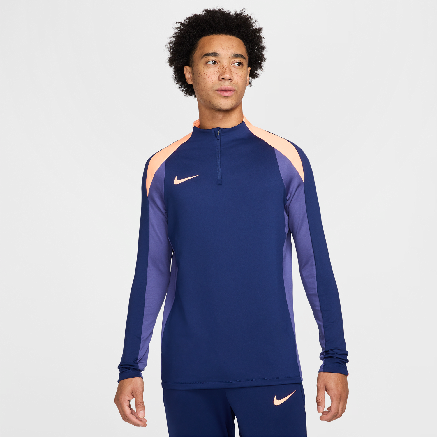 Суитчър Nike Nike Strike Dri-FIT Football Drill Top Тъмно синьо | FN2403-493, 0